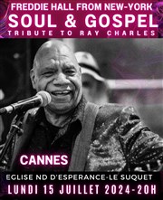 Freddie Hall Soul & Gospel : Tribute to Ray Charles Eglise Notre Dame d'Esprance Affiche